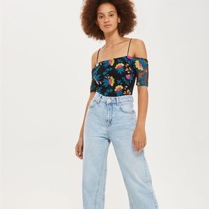 💥SOLD💥Top Shop Neon Floral Bodysuit